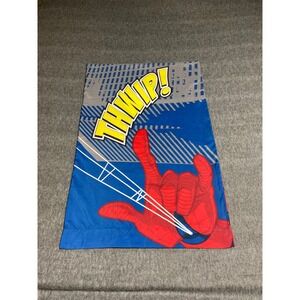 Marvel Spider-Man Reversible Pillowcase Red Blue Thwip Mask Jay Franco Kids